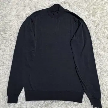 JOHN SMEDLEY 존스메들리 모크넥 니트 그레이 XL
