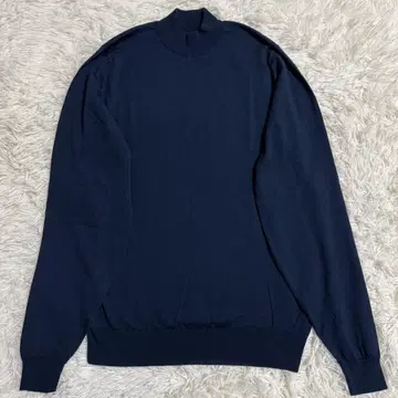 JOHN SMEDLEY 존스메들리 모크넥 니트 네이비 XL