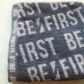 익명 배송/BE:FIRST/로고 자카드 페이스 타월/그레이/이마바리 타월