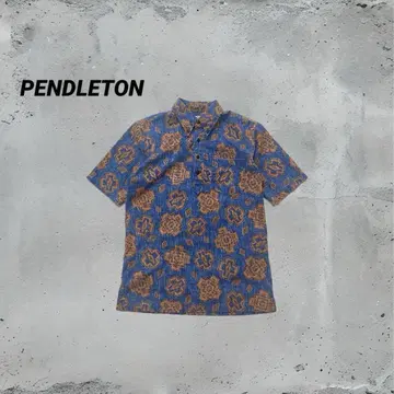 PENDLETON 레인 스푸너 올 패턴 알로하 셔츠 S 사이즈 콜라보