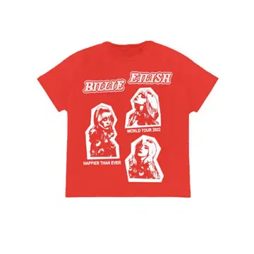 Billie Eilish 투어 티셔츠