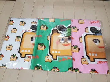후와츄 게임 쇼 도트 그림 타월 3장