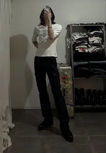 중고 그래픽 y2k 탑