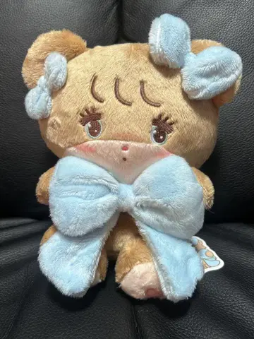 mikko characters 안아주는 리본 봉제 인형 라떼
