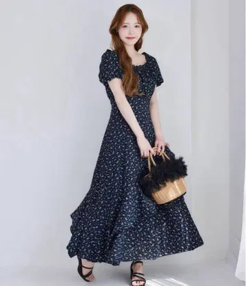 이레헴 티어드 롱 원피스