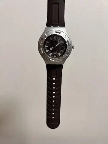 Swatch 쿼츠 손목시계 브라운 배터리 없음
