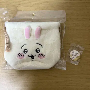 치이카와 토끼 파우치 쿠라스시 벳쿠라폰 캔뱃지 세트