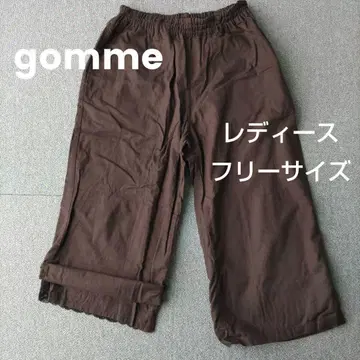 gomme 하프 팬츠 여성용 무지