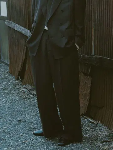 Llife DOBBY MESH BAGGY SLACKS M 사이즈