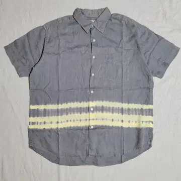 00s J.crew 제이크루 린넨 반팔 셔츠 블리치