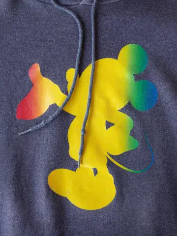 90's 빈티지 USA제 BOOT 부츠 미키 후디 후드티