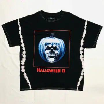 할로윈 2 티셔츠 XL HALLOWEEN 타이다이 호러 영화 티셔츠
