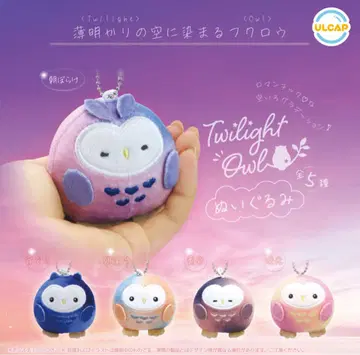 Twilight Owl 봉제 인형 전종 세트 컴플리트 가챠
