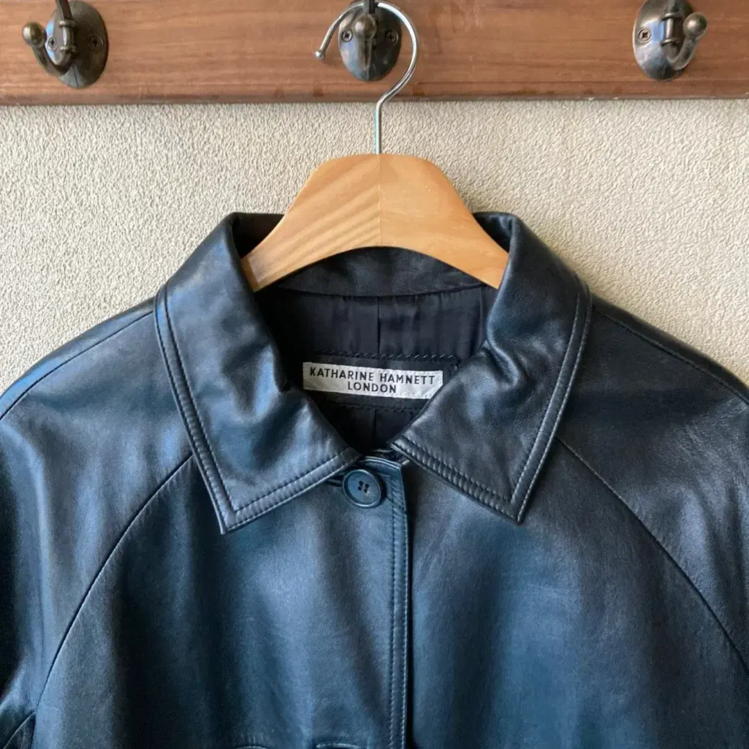 Katharine Hamnett London Lambskin Coat on Bunjang Global Site.