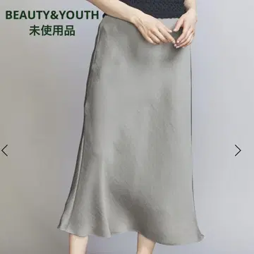 미사용 새상품 BEAUTY&YOUTH 머메이드 플레어 스커트