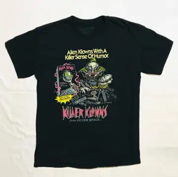 킬러 크라운 티셔츠 M KILLER KLOWNS 호러 영화 티셔츠