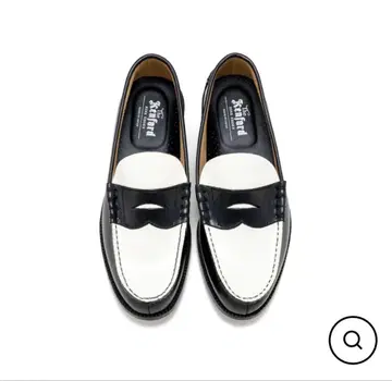 켄포드 COMBI LOAFERS / BLACK WHITE 로퍼