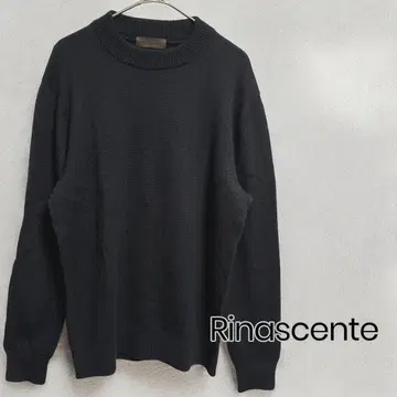 Rinascente 리나셴테 하이넥 스웨터 긴팔 블랙 남성용 48