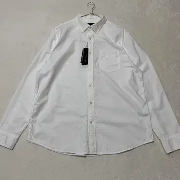 BANANA REPUBLIC 면 100% 옥스퍼드 셔츠 화이트 XL
