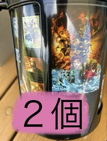 귀멸의 칼날 팝콘 2개 바스켓 버킷