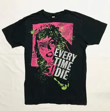 EVERY TIME I DIE 티셔츠 S 메탈코어