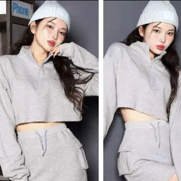 Darich 다리치 컬러 맨투맨 셋업