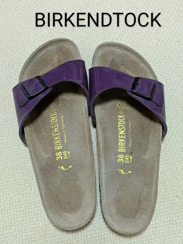 BIRKENSTOCK 퍼플 컴포트 샌들 38 마드리드