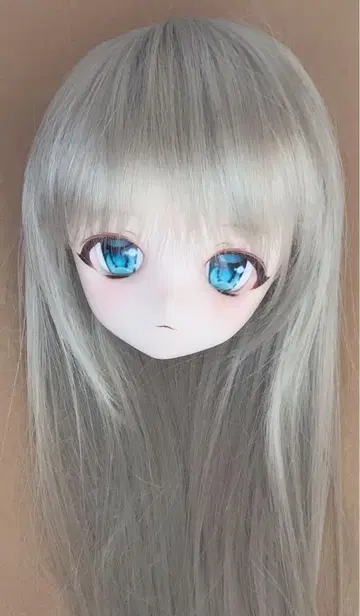 DDH-01 커스텀 헤드 세미 화이트 아이 가발 MDD DD