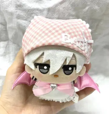 봉제 인형 의류 SD 인형 10cm BAB 스카프 캡 콕 양 핑크