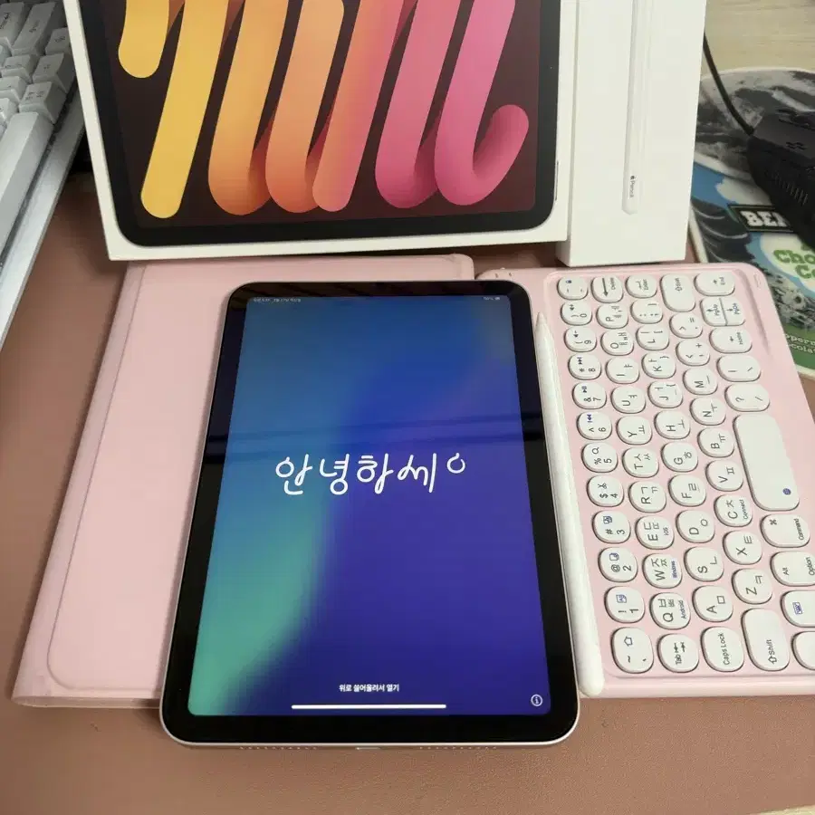 APPLE | 애플 iPad mini 6 64GB Pink Wi-Fi + Apple Pencil 2