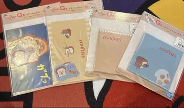 제일복권 빵 도둑 ~사랑하는 빵~ G상 문구 세트 4종