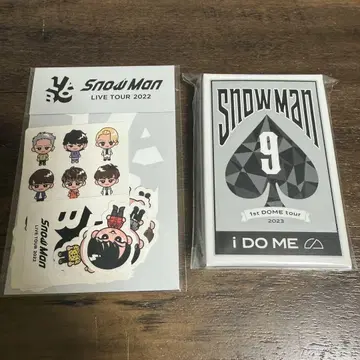 SnowMan 스노우맨 스티커 카드놀이