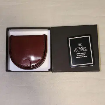 SOMES SADDLE 하노바 코도반 다크 브라운 코인 케이스