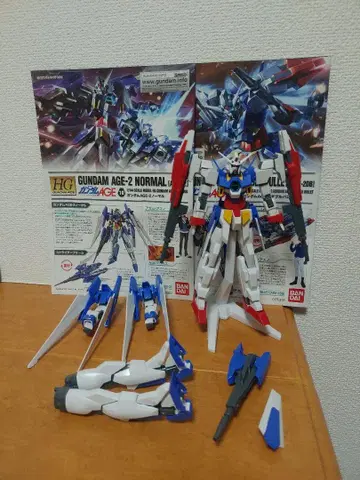 1/144HG 건담 AGE-2 더블 배렛 세트 완성, 동시 300엔 할인