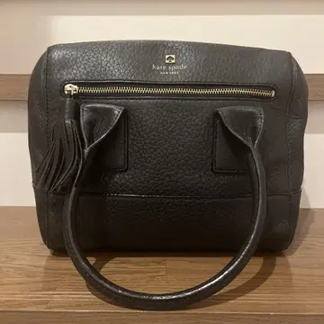 kate spade 블랙 가죽 핸드백