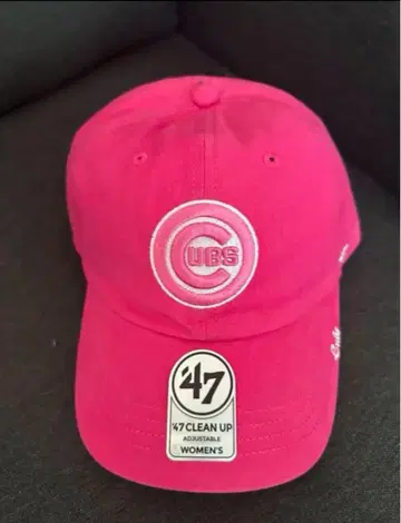 CUBS 핑크 야구 모자 47