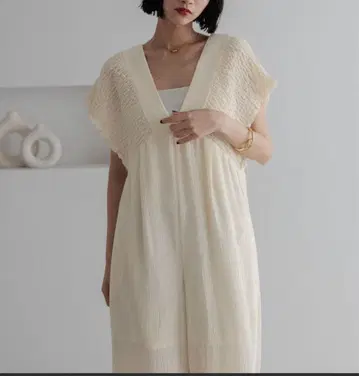 로리즈팜 요류 셔링 살로펫 M 화이트