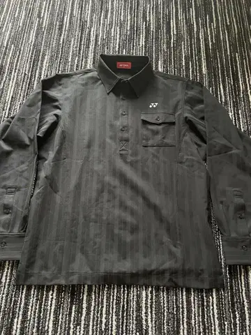 새상품 YONEX 긴팔 셔츠 골프 남성용 L L 정가 14000엔 일본제