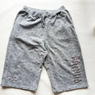 새상품급 GOTCHA XXL 서핑 하프 팬츠 자수 로고 올 패턴 그레이