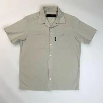 Schott 반팔 워크 셔츠 S 베이지