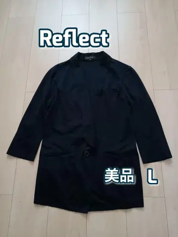 새상품급 Reflect 테일러드 자켓 얇은 소재 세탁 가능 면 혼방 L