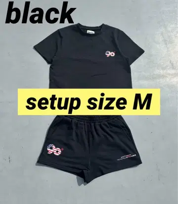 9090 90 로고 아메리칸 쇼츠 티셔츠 세트
