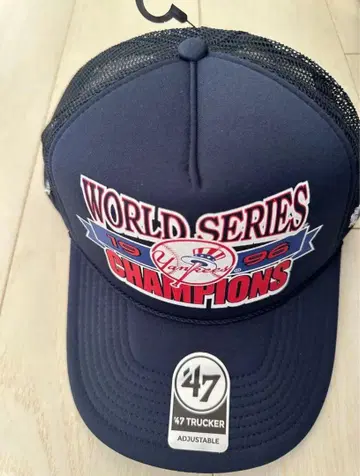새상품 - MLB 양키스 월드 시리즈 1996 캡 47