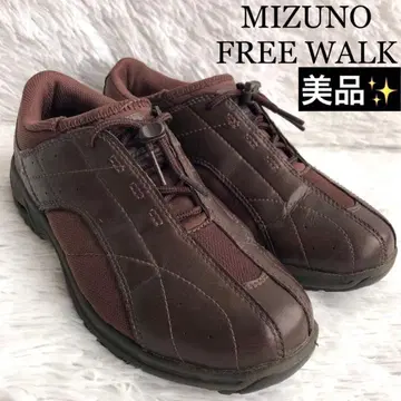 스니커즈 23 MIZUNO 미즈노 천연 가죽 워킹화 브라운