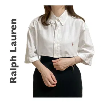 Ralph Lauren 셔츠 코튼 원포인트 자수 로고