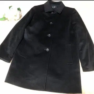 타 304 도쿄 스타일 캐시미어 100% 롱 코트 블랙 포멀