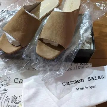 Carmen Salas 베이지 샌들 38