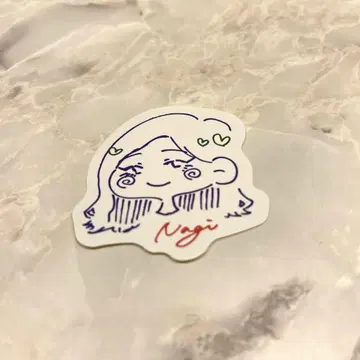 노기자카46 NOGI CAFE 노기 카페 스티커 이노우에 카즈