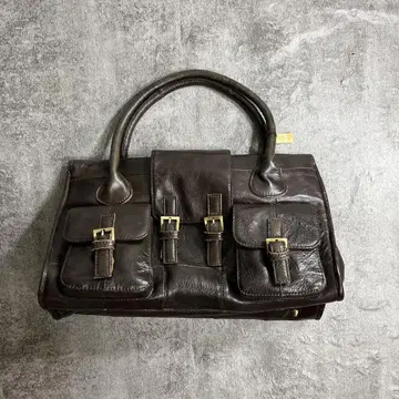 y2k 아카이브 그런지 가죽 보스턴