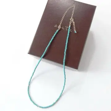 agete 아가트 K10 터콰이즈 목걸이 45cm